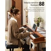 image:imageDonner DEP1S Portable Digital Piano with Xstyle Piano Stand Solid Wood Piano Bench Piano Stickers